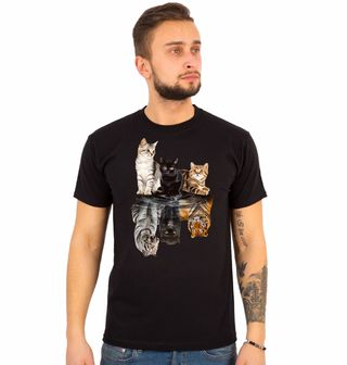 Obrázek 1 produktu Pánské tričko Kočka a Její Vnitřní Šelma
