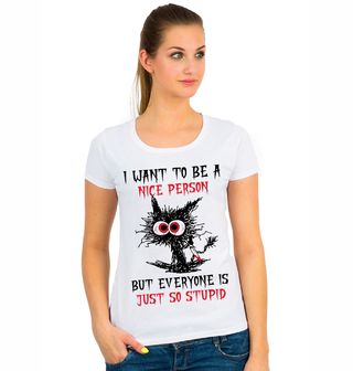 Obrázek 1 produktu Dámské tričko Kočka Vrah