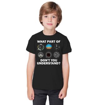 Obrázek 1 produktu Dětské tričko Přístroje Pilota Které části nerozumíš?