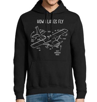 Obrázek 1 produktu Pánská mikina Jak Létají Letadla?