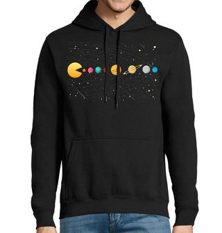 Obrázek 1 produktu Pánská mikina Pac-Man Cartoon Sluneční Soustava