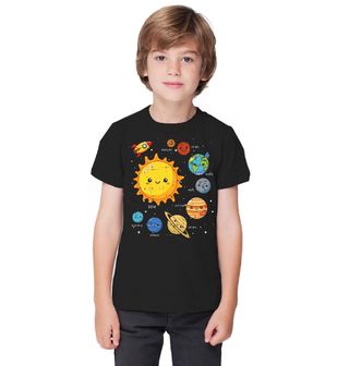Obrázek 1 produktu Dětské tričko Roztomilá Sluneční Soustava