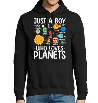 Obrázek 1 produktu Pánská mikina Jen kluk, který miluje planety