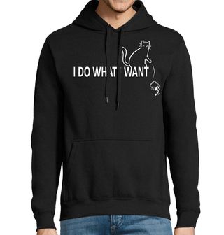 Obrázek 1 produktu Pánská mikina Typická Kočičí Povaha Dělám si co Chci