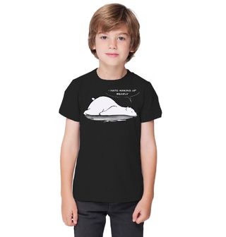 Obrázek 1 produktu Dětské tričko Medvěd Nesnáším Ranní Vstávání