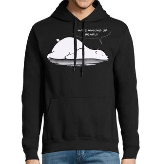 Obrázek 1 produktu Pánská mikina Medvěd Nesnáším Ranní Vstávání