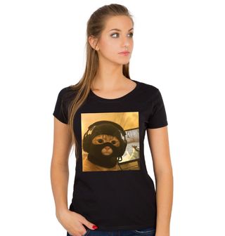 Obrázek 1 produktu Dámské tričko Selfie Kočka Gamer CS 2