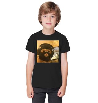 Obrázek 1 produktu Dětské tričko Selfie Kočka Gamer CS 2