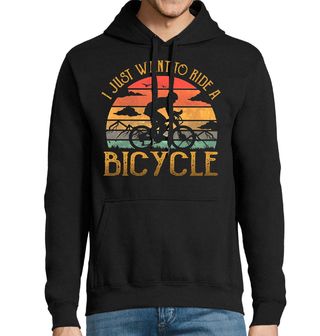 Obrázek 1 produktu Pánská mikina Retro Chci jen Jezdit na Kole