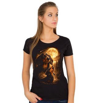 Obrázek 1 produktu Dámské tričko Jezevčík při Úplňku