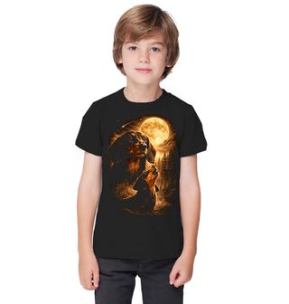 Obrázek 1 produktu Dětské tričko Jezevčík při Úplňku