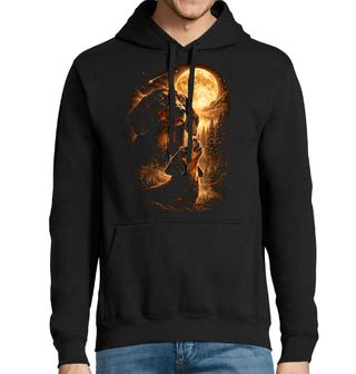 Obrázek 1 produktu Pánská mikina Jezevčík při Úplňku