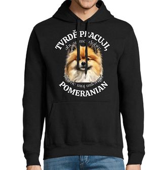 Obrázek 1 produktu Pánská mikina Tvrdě pracuji, aby se měl dobře můj Pomeranian