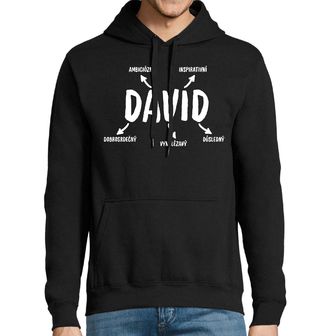 Obrázek 1 produktu Pánská mikina Popis Jména David