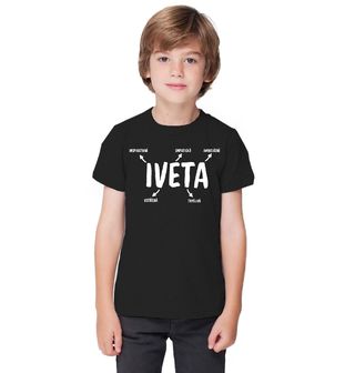 Obrázek 1 produktu Dětské tričko Popis Jména Iveta