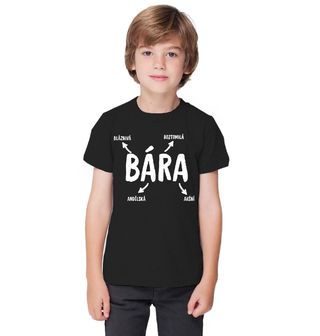 Obrázek 1 produktu Dětské tričko Popis Jména Bára