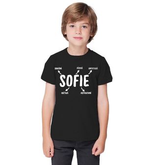 Obrázek 1 produktu Dětské tričko Popis Jména Sofie