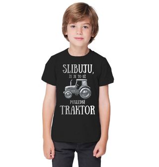Obrázek 1 produktu Dětské tričko Slibuju, že je to už poslední traktor