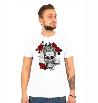 Obrázek 1 produktu Pánské tričko Svůdná Lebka s Růžemi 