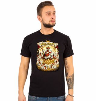 Obrázek 1 produktu Pánské tričko Kohout na Trůnu Král slepic