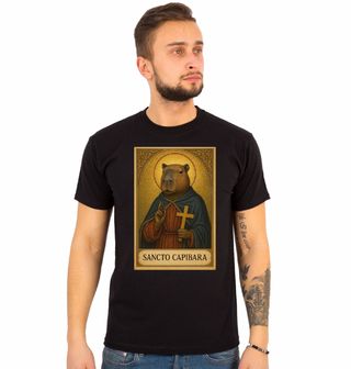 Obrázek 1 produktu Pánské tričko Svatá Kapybara Sancto Capibara