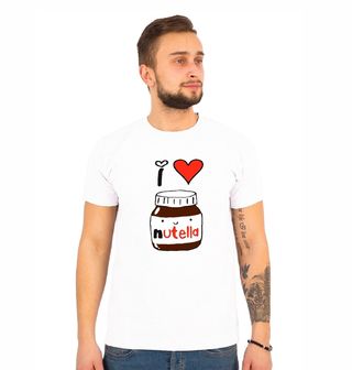 Obrázek 1 produktu Pánské tričko Miluju Nutellu "I love Nutella"