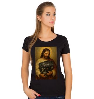 Obrázek 1 produktu Dámské tričko Ježíš miluje Motory Volkswagen 1.9 TDI