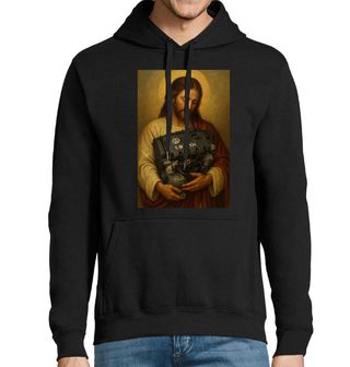 Obrázek 1 produktu Pánská mikina Ježíš miluje Motory Volkswagen 1.9 TDI