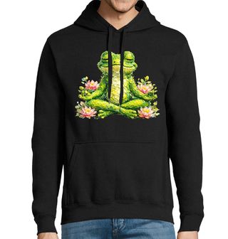 Obrázek 1 produktu Pánská mikina Žába v Lotosovém Sedu