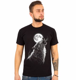 Obrázek 1 produktu Pánské tričko Vlčí Volání Smečky při Úplňku