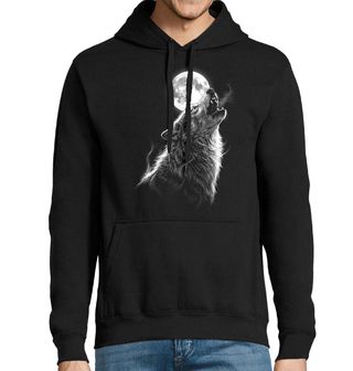 Obrázek 1 produktu Pánská mikina Vlčí Volání Smečky při Úplňku