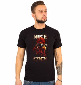 Obrázek 1 produktu Pánské tričko Drsný Kohout s Brýlemi Nice Cock