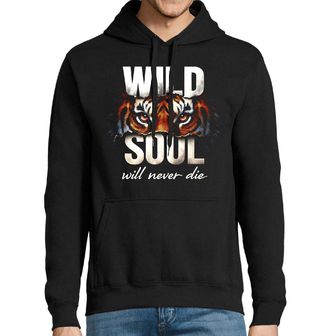 Obrázek 1 produktu Pánská mikina Divoká Duše Tygra Wild Soul Will Never Die