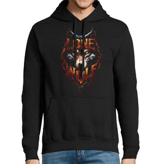 Obrázek 1 produktu Pánská mikina Vlk Samotář Lone Wolf