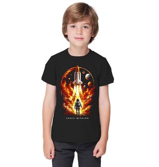 Obrázek 1 produktu Dětské tričko Start Rakety Vesmírná mise Space Mission