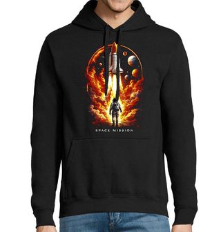 Obrázek 1 produktu Pánská mikina Start Rakety Vesmírná mise Space Mission