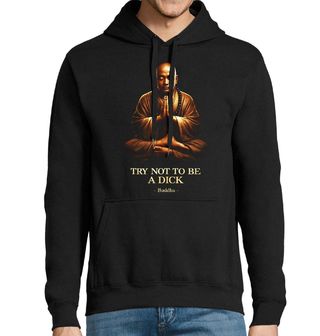 Obrázek 1 produktu Pánská mikina Zkus nebýt debil – Buddha