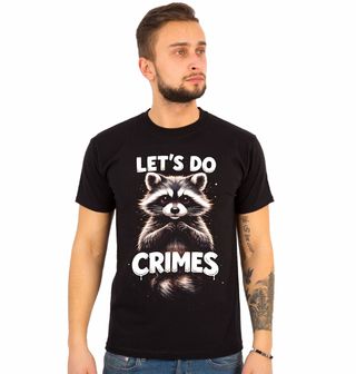 Obrázek 1 produktu Pánské tričko Malý Zločinec Mýval Let’s do crimes