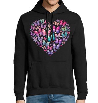 Obrázek 1 produktu Pánská mikina Křehké Motýlí Srdce