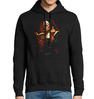 Obrázek 1 produktu Pánská mikina Hříšná Jeptiška s Prostředníčkem Holy Bible