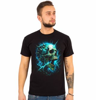 Obrázek 1 produktu Pánské tričko Elektrizující Lebka