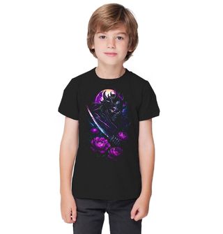 Obrázek 1 produktu Dětské tričko Samuraj Pod Fialovým Měsícem