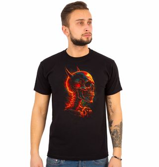 Obrázek 1 produktu Pánské tričko Lebka Ďábla