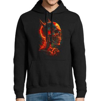 Obrázek 1 produktu Pánská mikina Lebka Ďábla