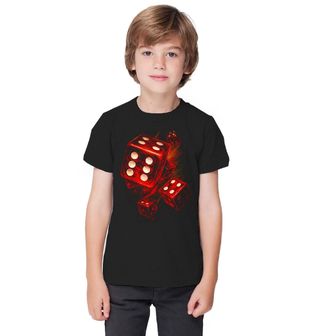 Obrázek 1 produktu Dětské tričko Červené Hrací Kostky