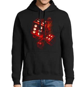 Obrázek 1 produktu Pánská mikina Červené Hrací Kostky