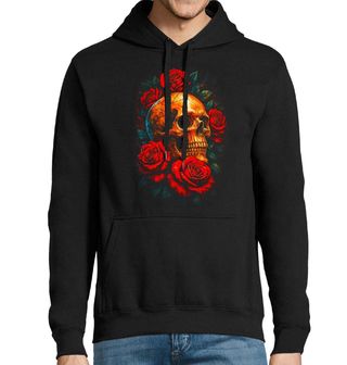 Obrázek 1 produktu Pánská mikina Lebka mezi Růžemi Smrti