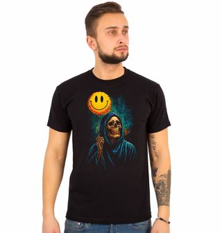 Obrázek 1 produktu Pánské tričko Kostlivec s Balónkem Úsměv Smrti