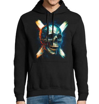 Obrázek 1 produktu Pánská mikina Lebka a Bílý Kříž Smrti