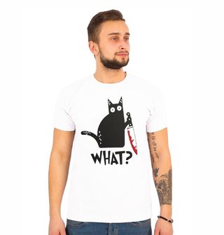 Obrázek 1 produktu Pánské tričko Vražedná Kočka What! (Velikost: 5XL)